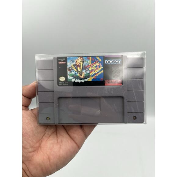 Dennis The Menace SNES (Super Nintendo Entertainment System, 1993) With Sleeve - Picture 2 of 6